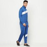 Men Colourblocked Stretchable Tracksuit